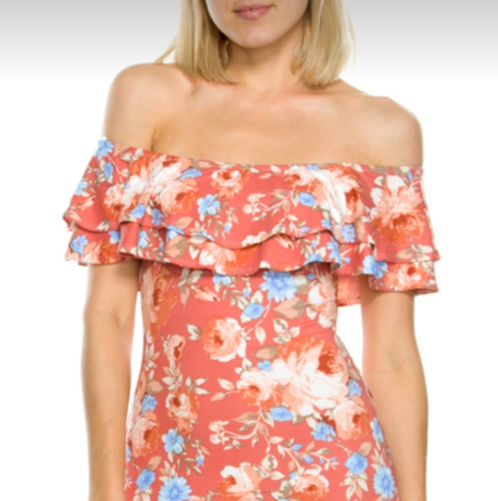 Off the shoulder dress